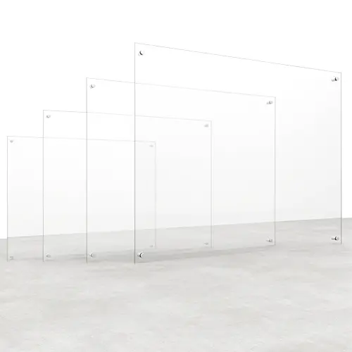 TABLICE SZKLANE TRANSPARENTNE